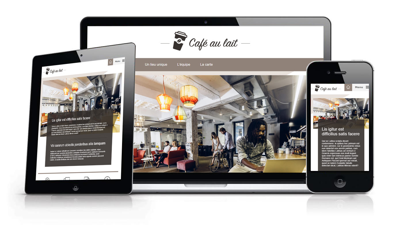 Modèle 2 modèle graphique café