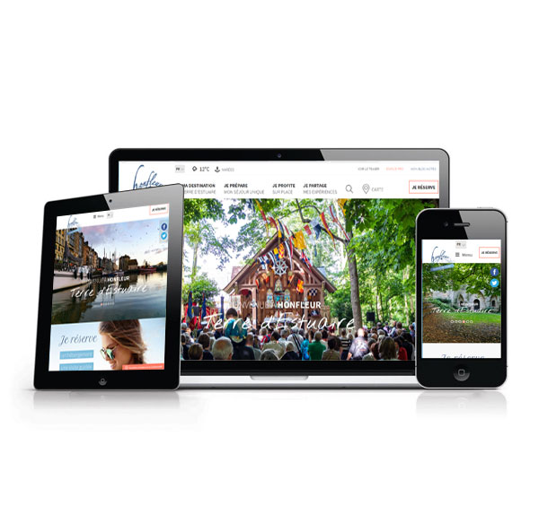 L’ office de tourisme de Honfleur fait confiance à Krea3 depuis 2011. L’agence a de nouveau été choisie pour réaliser la réalisation du site 1 L’ office de tourisme de Honfleur fait confiance à Krea3 depuis 2011. L’agence a de nouveau été choisie pour réaliser la réalisation du site 1