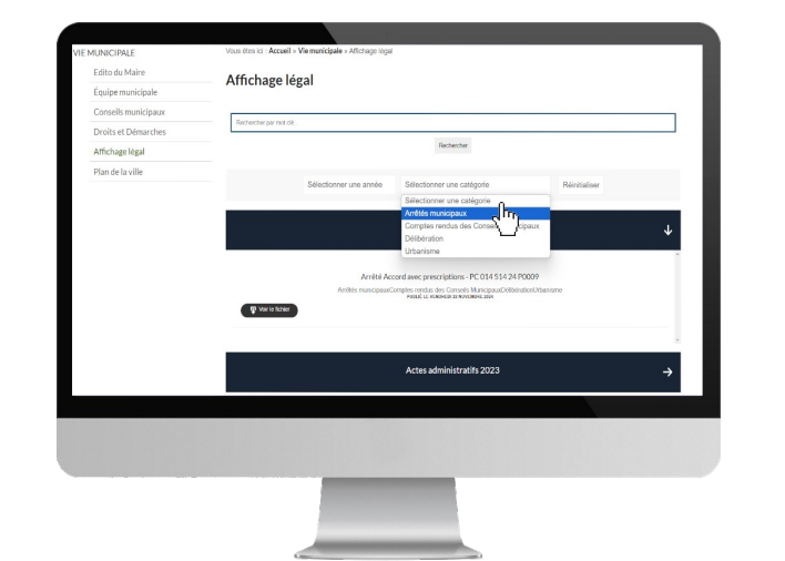 Solution d'affichage légal dématérialisé par Krea3